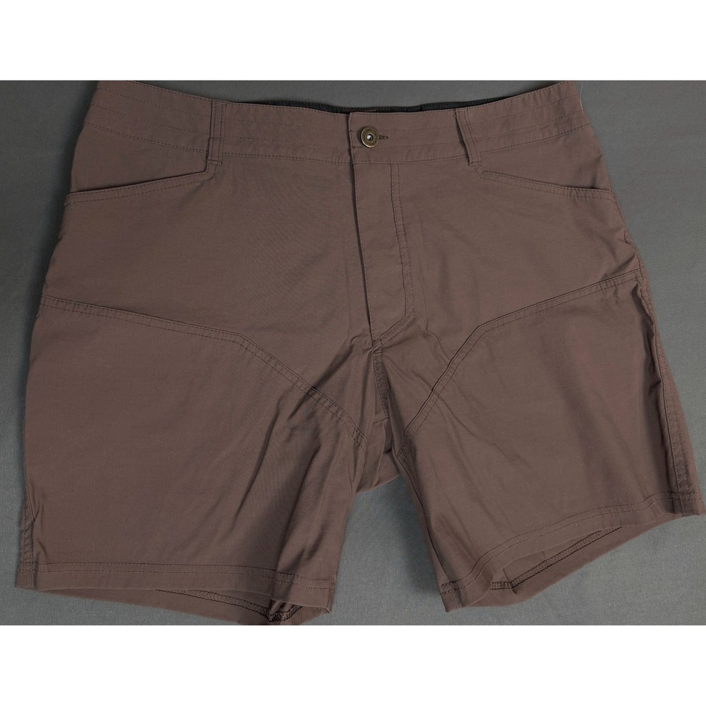 KUHL Shorts Mens 36 Brown Renegade Hiking Outdoor Performance Cargo Pockets